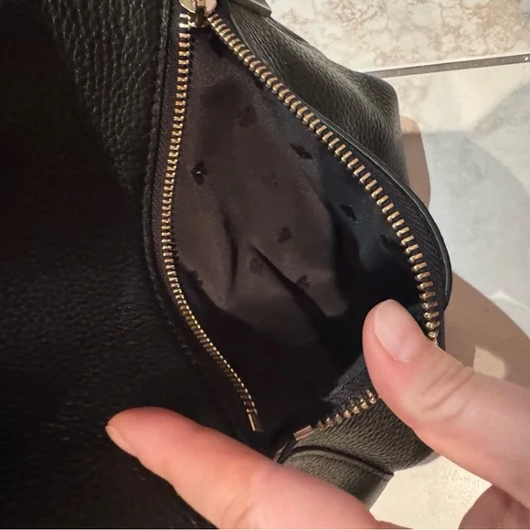 Kate Spade Black Textured Backpack - Picture 7 of 10